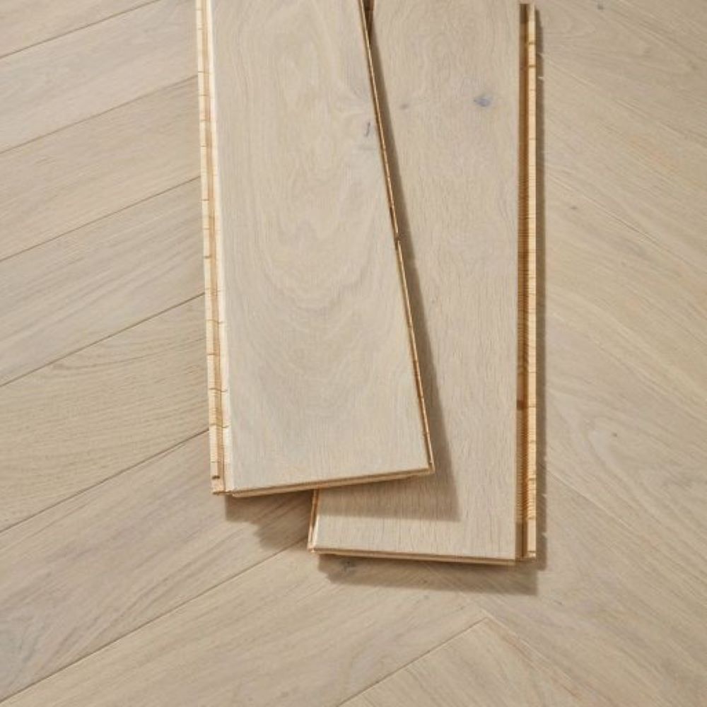 Bayswater Herringbone White Oak Wood Flooring 14 x 110 x 660 (mm) - homes-and-floors