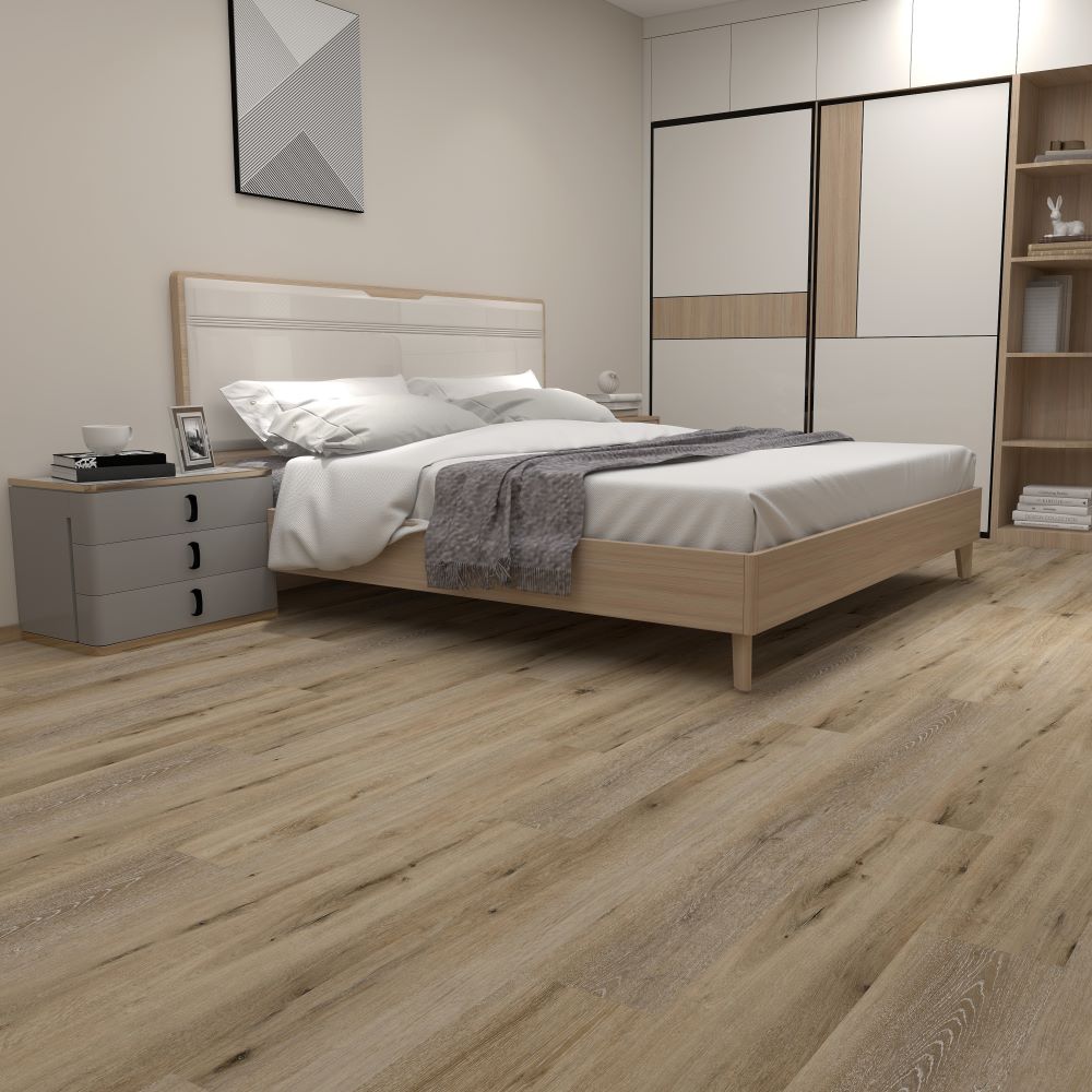 Aquacore Latte Oak Click SPC Flooring - homes-and-floors