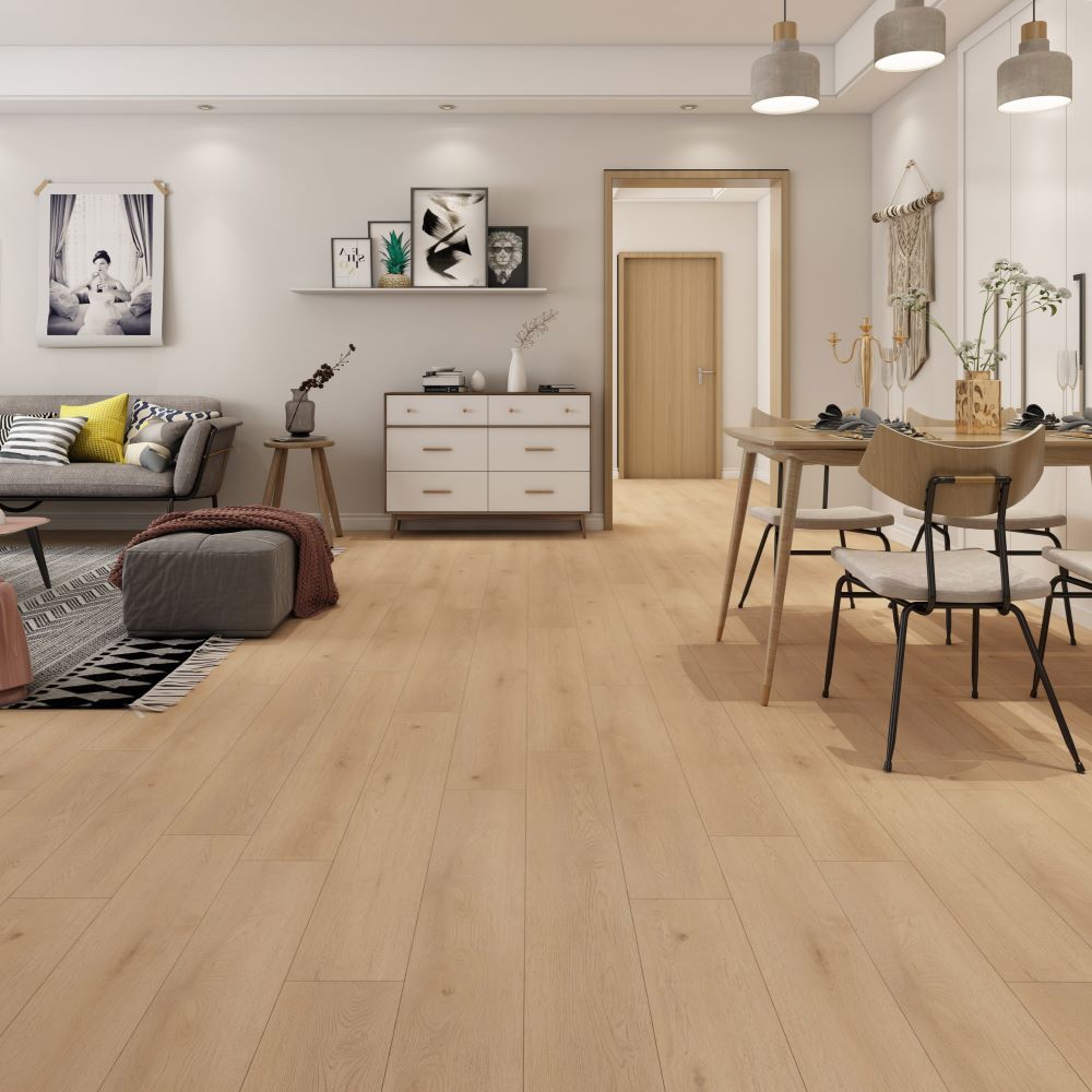 Aquacore Pure Satin Oak Click SPC Flooring - homes-and-floors