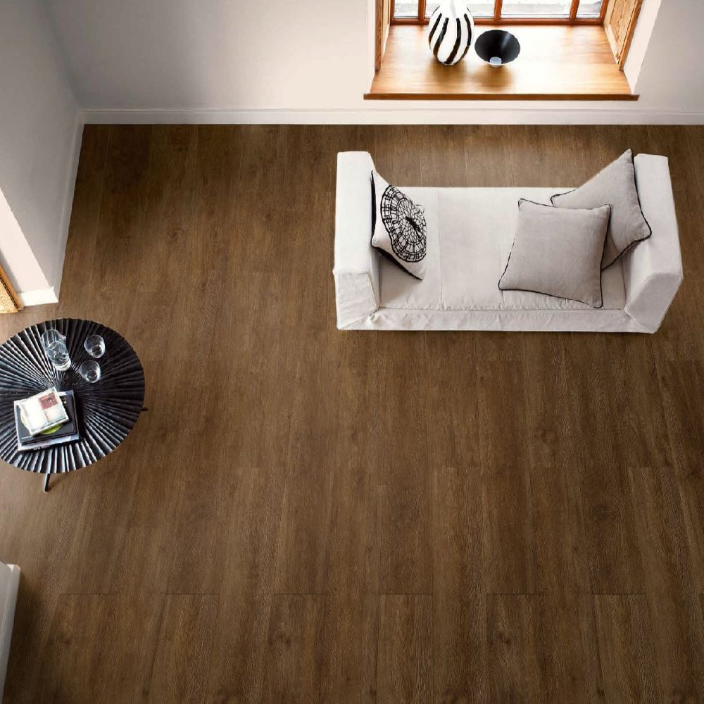 Aquacore Smoked Oak Click SPC Flooring - homes-and-floors