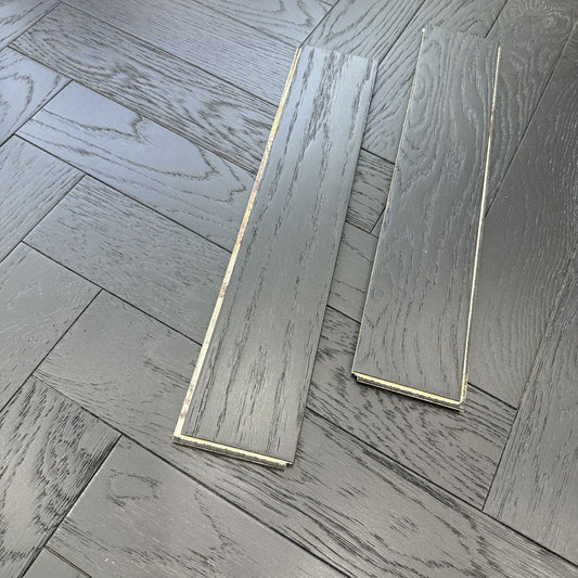 Harrogate Herringbone Black Oak 10 x 90 x 450 (mm)