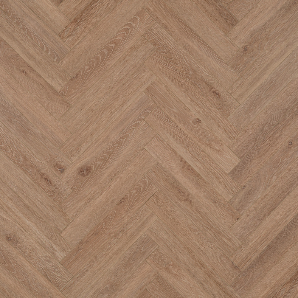 Berry Alloc Chateau 8mm Bloom Light Brown Herringbone Laminate