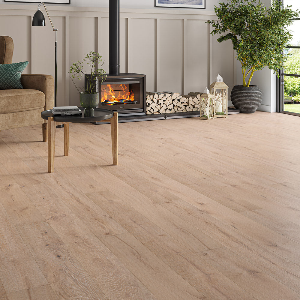 Weybridge Greige Oak Wood Flooring 14 x 190 x 1900 (mm)