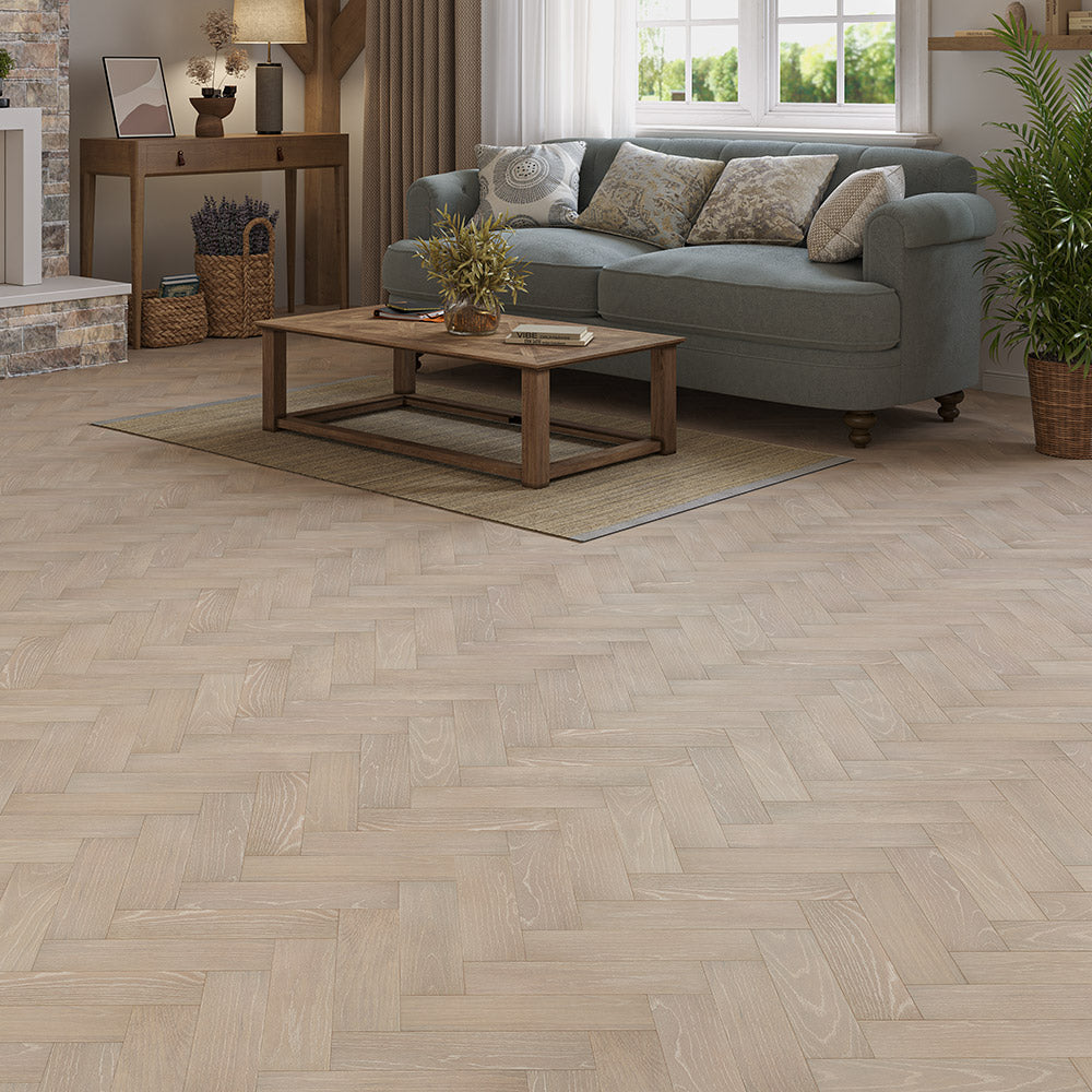 Harrogate Herringbone Grey Oak 10 x 80 x 300 (mm)