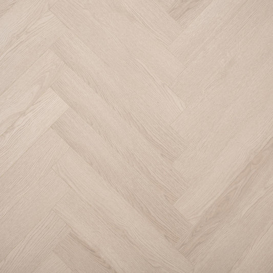 12mm Misty Grey Laminate Herringbone Flooring