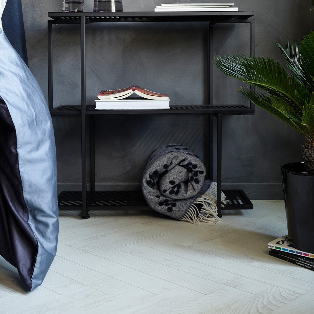 Berry Alloc Chateau 8mm Chestnut White Herringbone Laminate