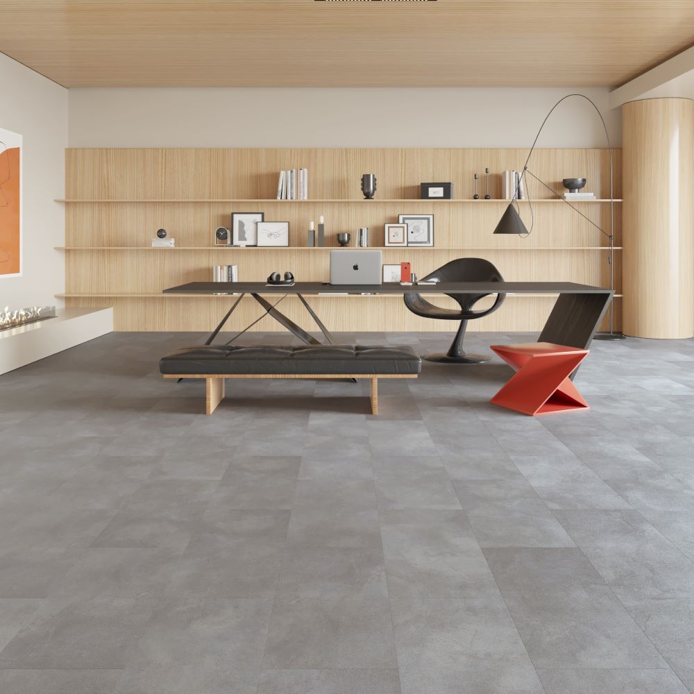 BML Cement Dark SPC Click Floor Tile - homes-and-floors