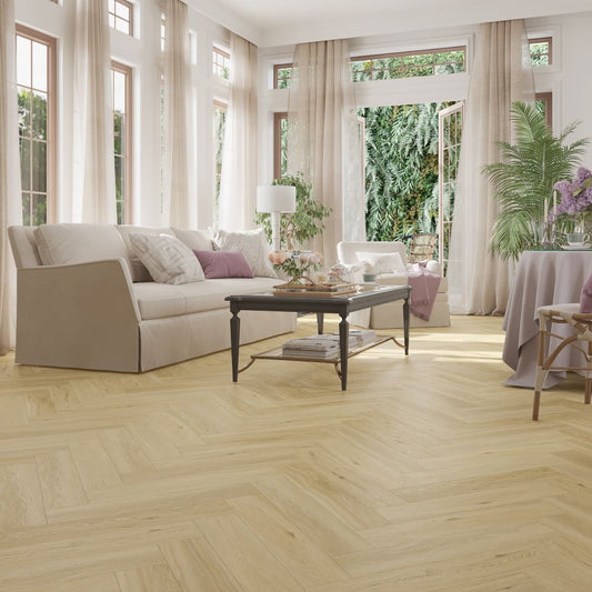 BML Herringbone European Oak SPC Luxury Vinyl Flooring - homes-and-floors