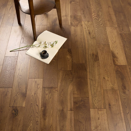 Windsor Solid Smoked Oak Wood Flooring 18 x 150 (mm)