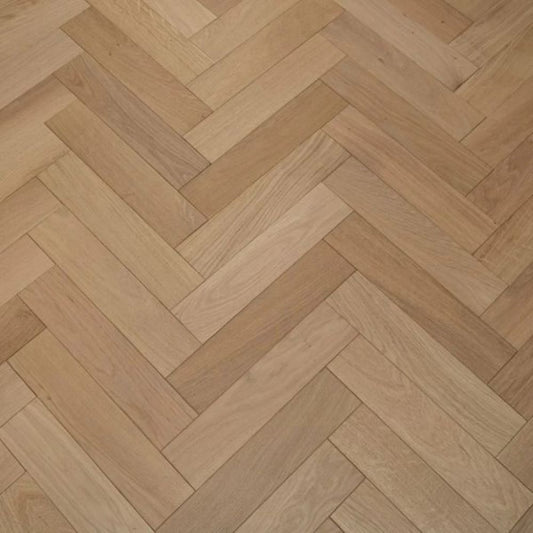 Oxford Herringbone Scandinavian Oak Wood Flooring 14 x 90 x 400 (mm)