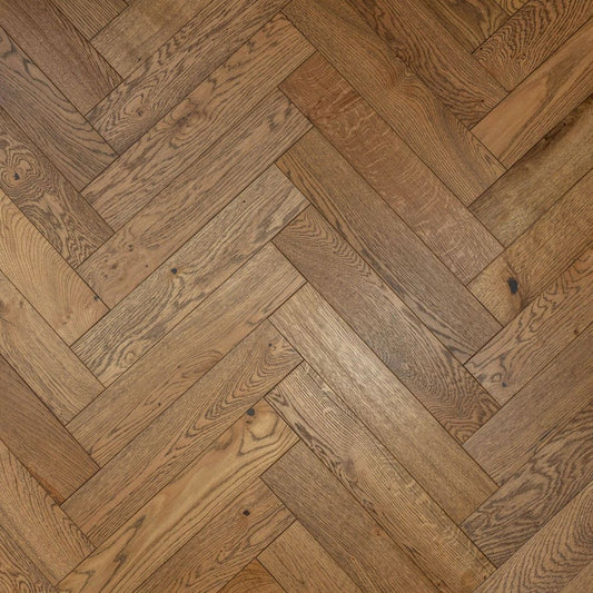 Cambridge Herringbone Cottage Oak 18 x 100 x 500 (mm)