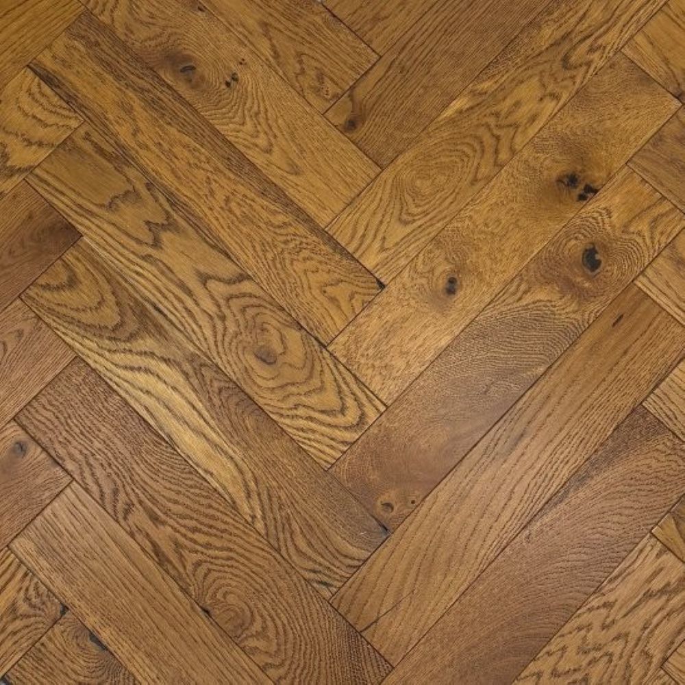Harrogate Herringbone Golden Oak 10 x 90 x 450 (mm)