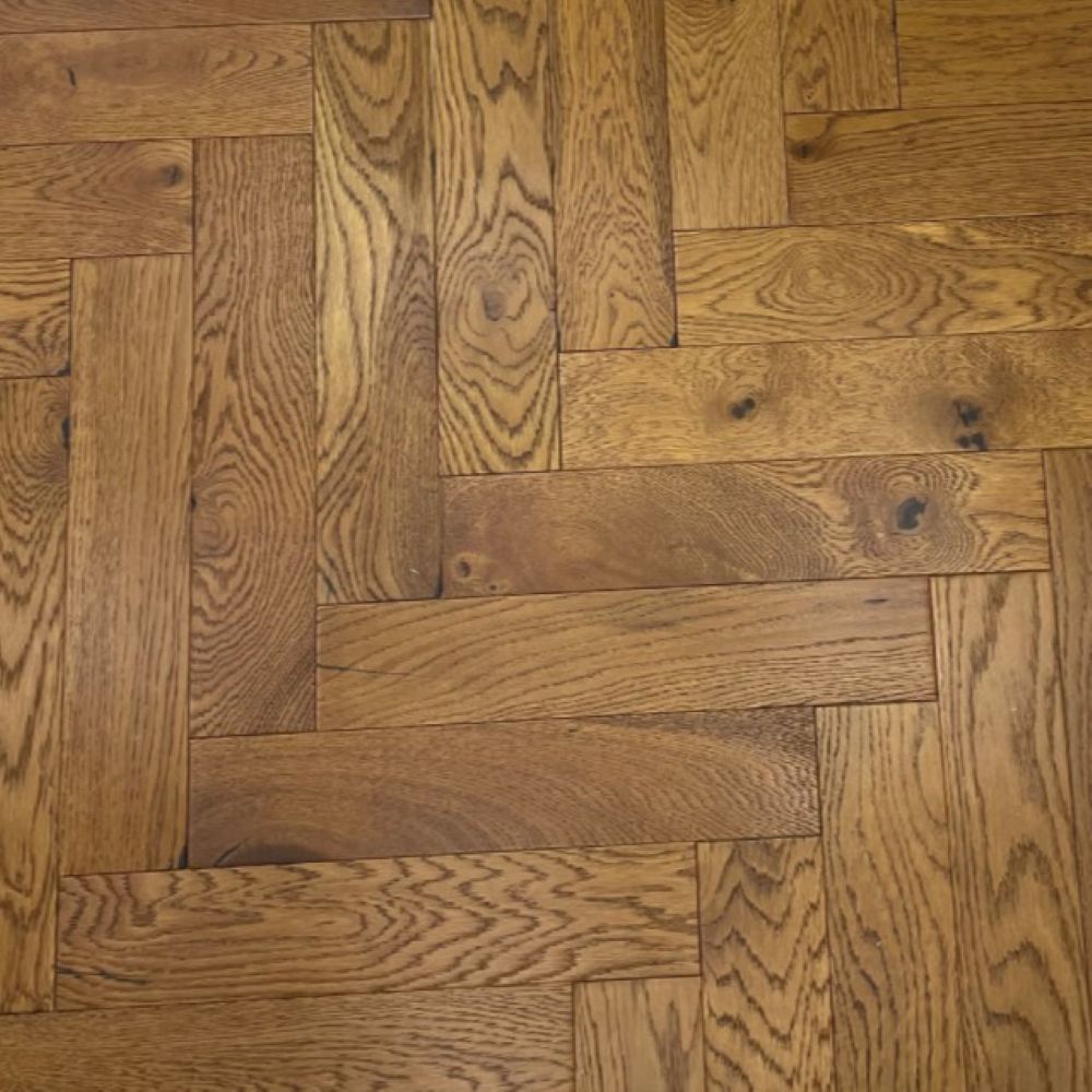 Harrogate Herringbone Golden Oak 10 x 90 x 450 (mm)