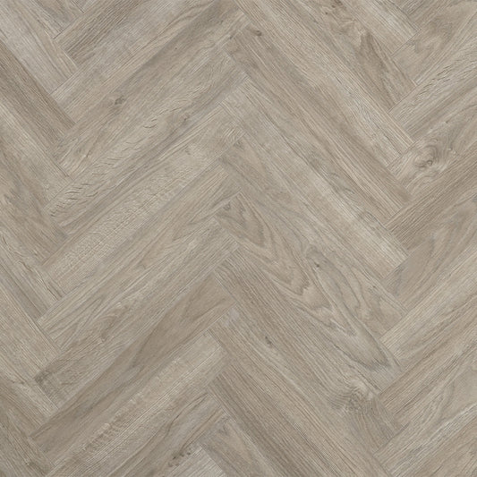 Berry Alloc Chateau 8mm Java Light Grey Herringbone Laminate