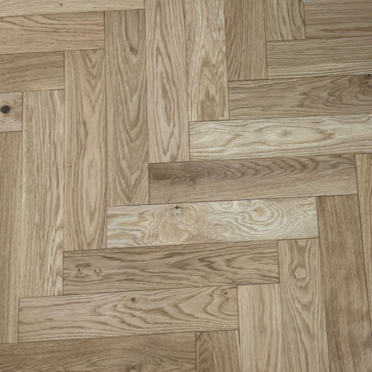 Harrogate Herringbone Natural Oak 10 x 90 x 450 (mm)