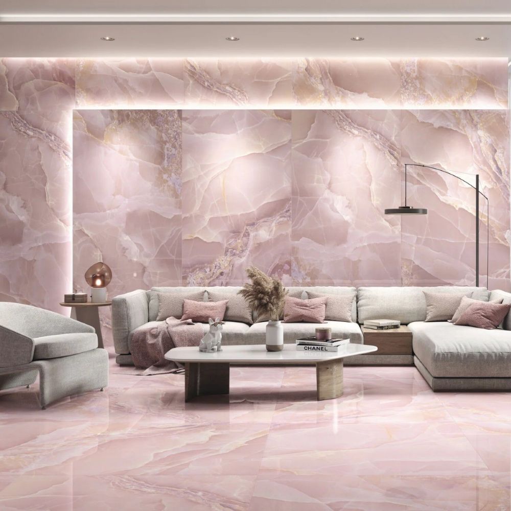 Baldocer Onyx Rose Porcelain Tile 60 x 120 (cm)