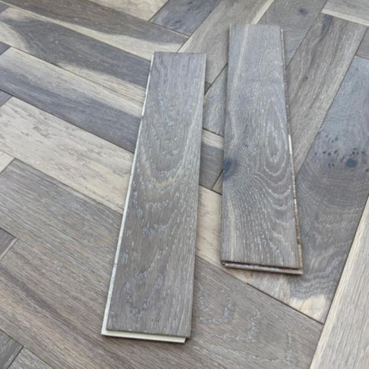 Harrogate Herringbone Smoked Grey Oak 10 x 90 x 450 (mm)