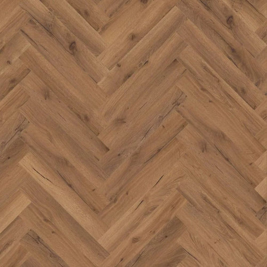 12mm York Oak Laminate Herringbone Flooring