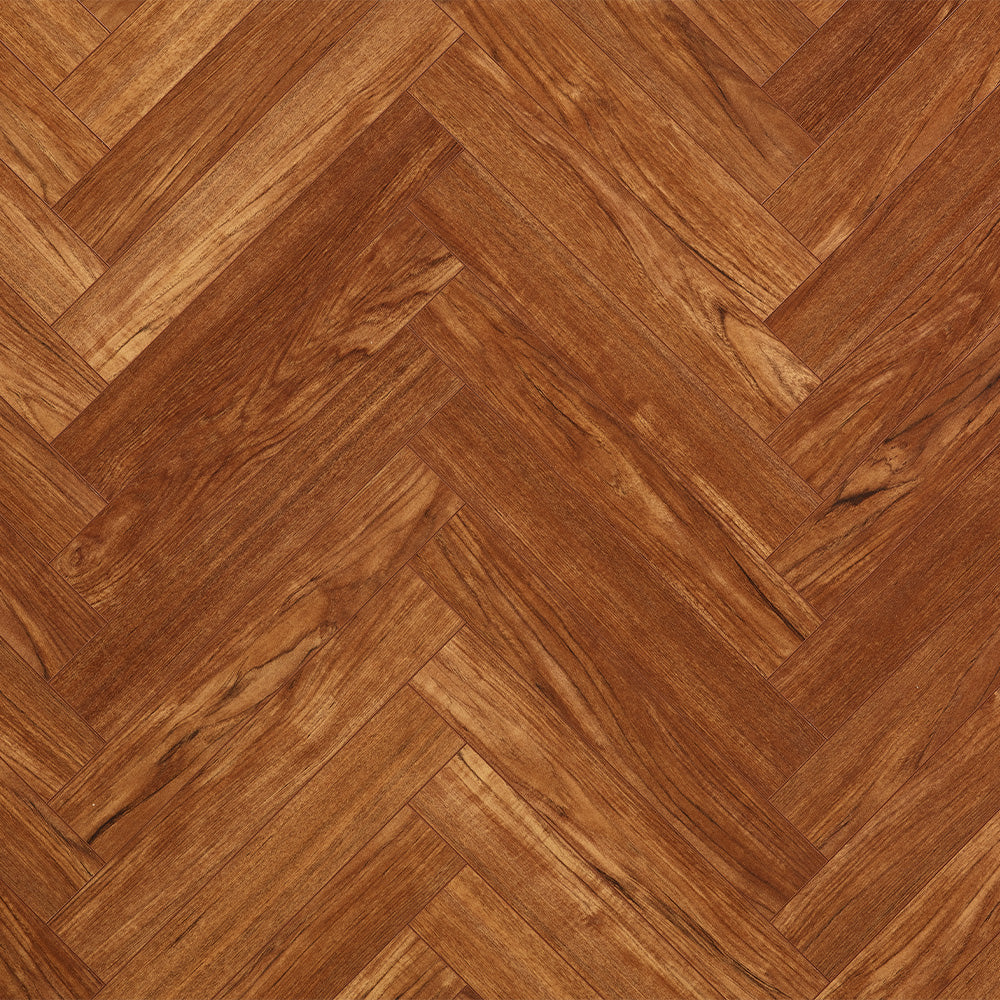 Berry Alloc Chateau 8mm Teak Brown Herringbone Laminate