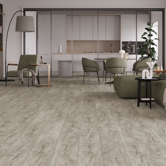 Aquacore 8mm Water Resistant Tigris Oak Laminate Floor