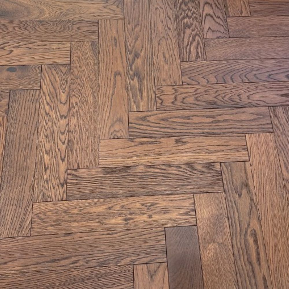 Harrogate Herringbone Whiskey Oak 10 x 90 x 450 (mm)