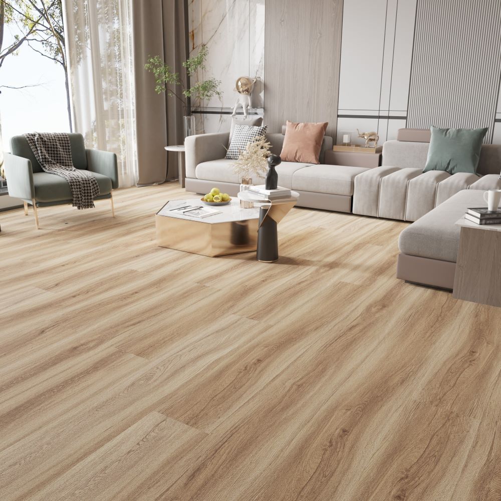 BML Natural Oak SPC Wide Flooring - homes-and-floors