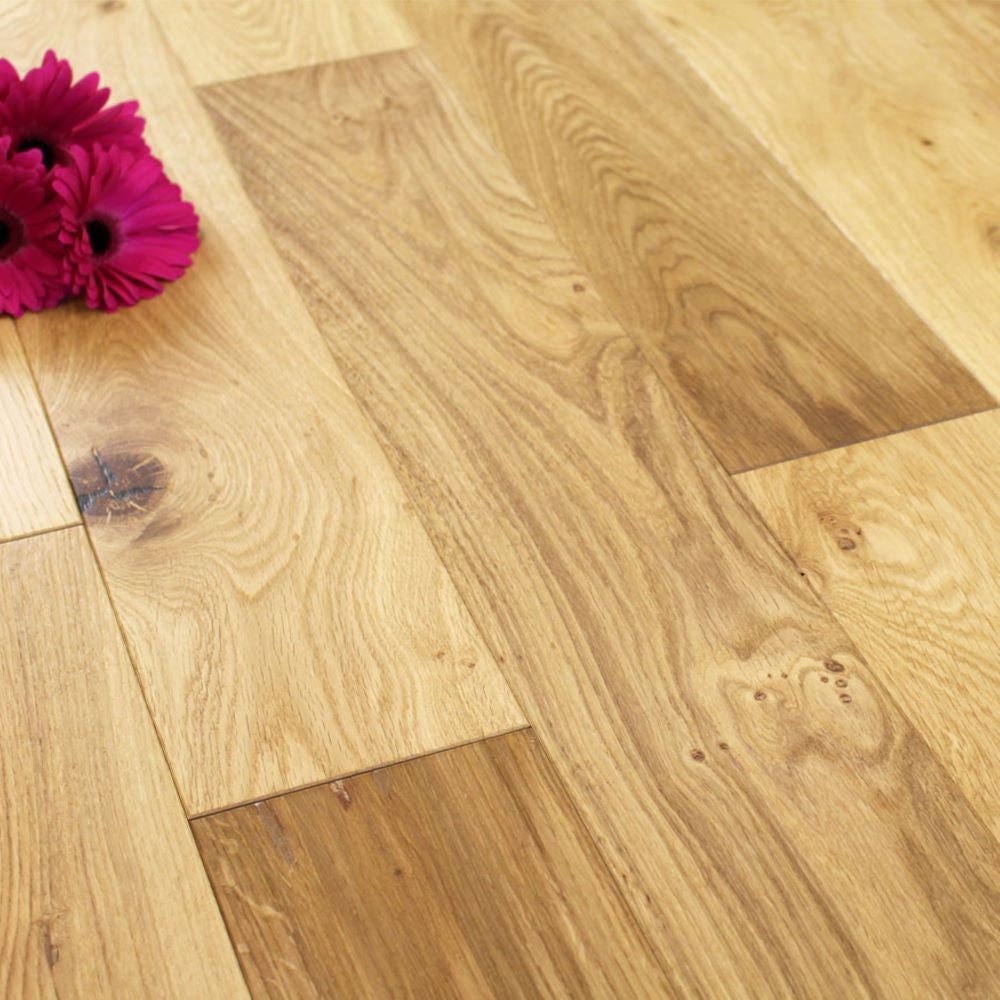 Beaconsfield Natural Brushed Oak Wood Flooring 18 x 125 (mm)