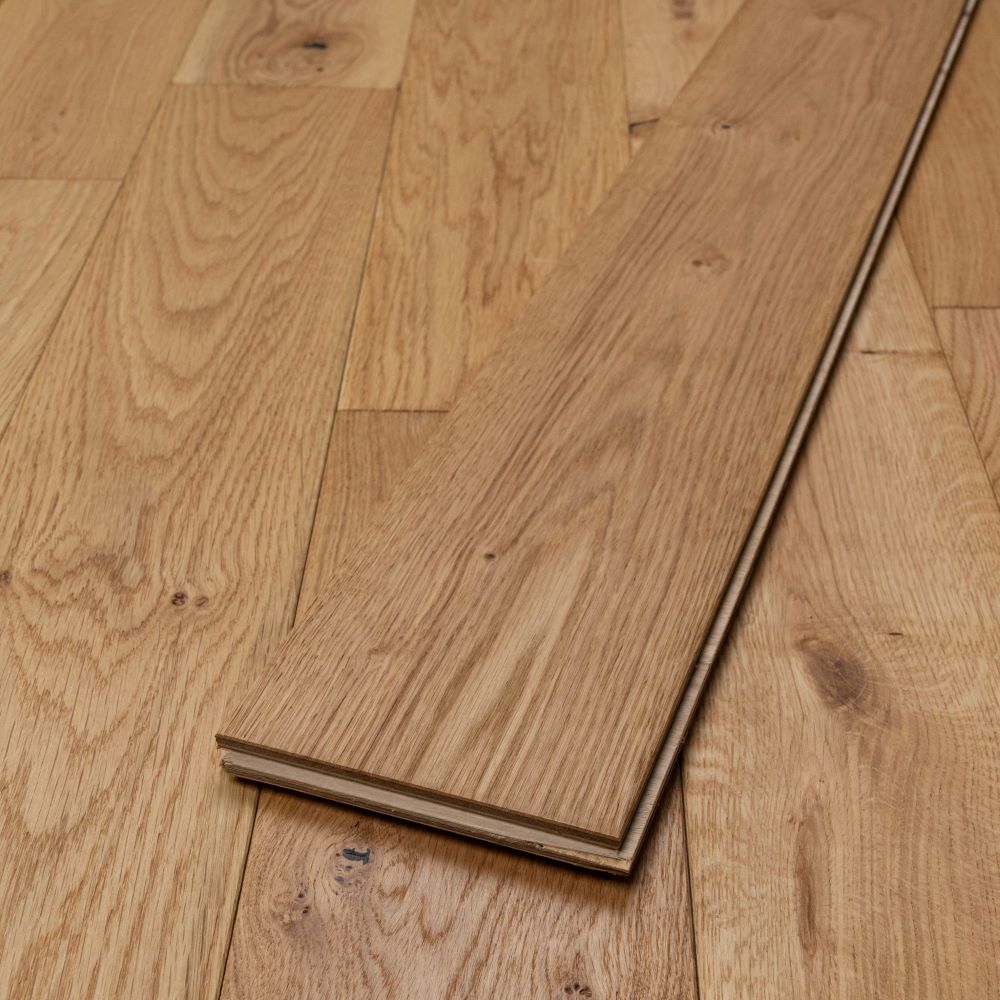 Beaconsfield Brushed UV Oiled Oak Wood Flooring 18 x 150 (mm)