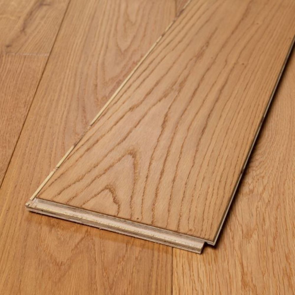 Developer Natural Brushed Oak Wood Flooring 14 x 190 x 1900 (mm) - homes-and-floors