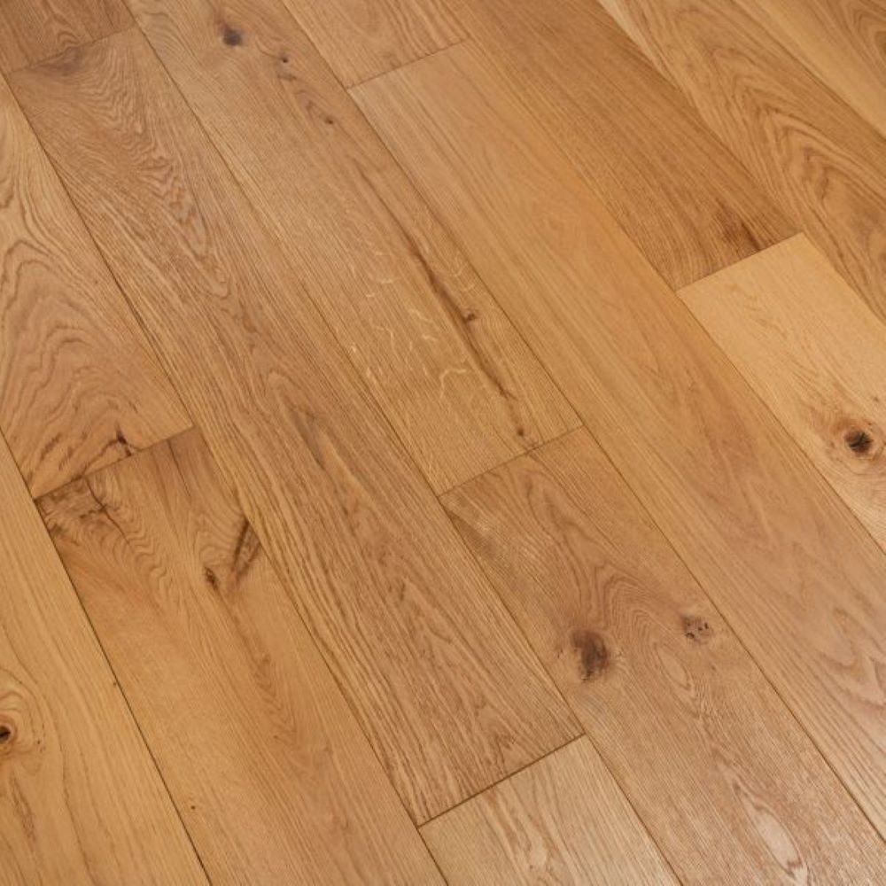 Developer Natural Brushed Oak Wood Flooring 14 x 190 x 1900 (mm) - homes-and-floors