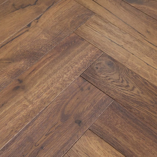 Oxford Herringbone Antique Oak 14 x 125 x 600 (mm)