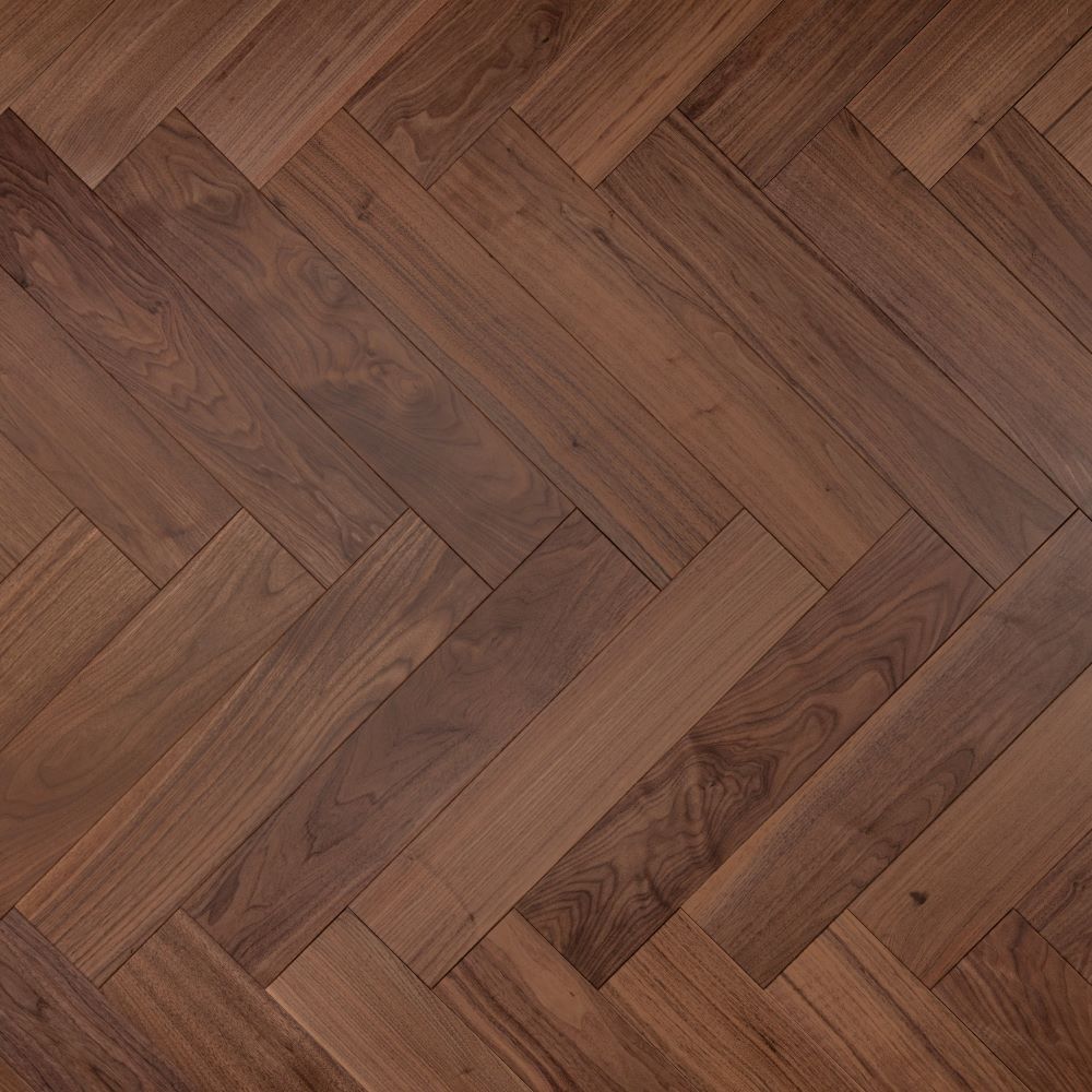 Oxford Herringbone American Black Walnut Oiled 14 x 125 x 600 (mm)