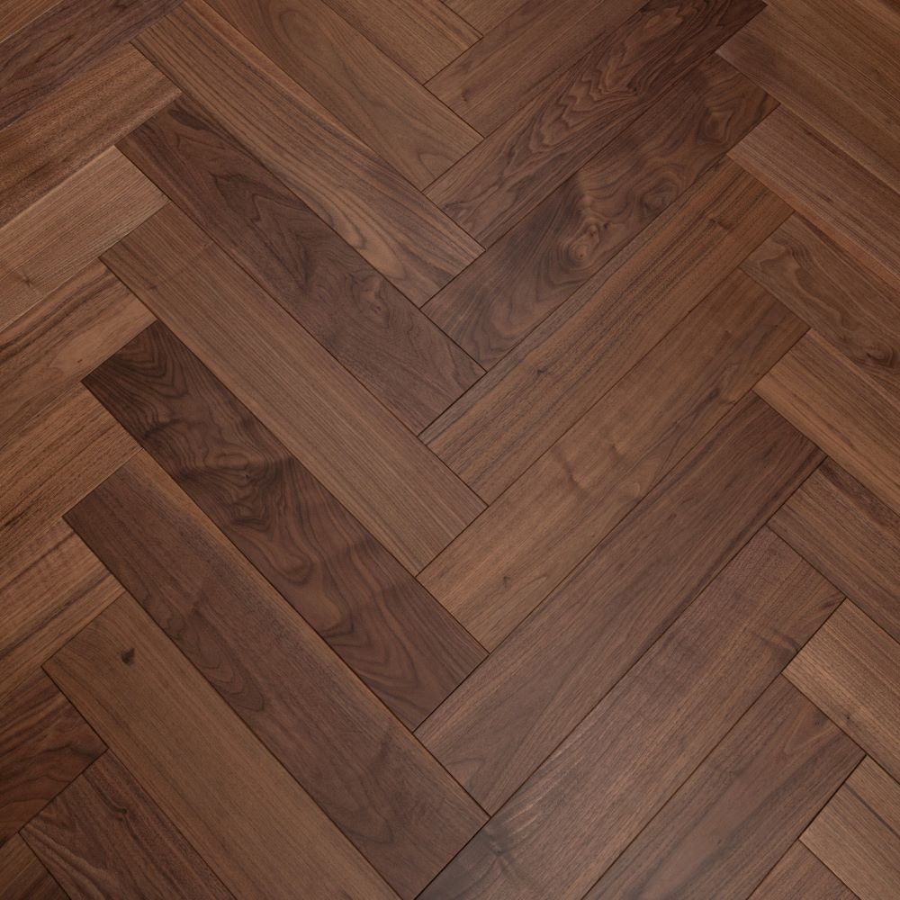 Oxford Herringbone American Black Walnut Oiled 14 x 125 x 600 (mm)