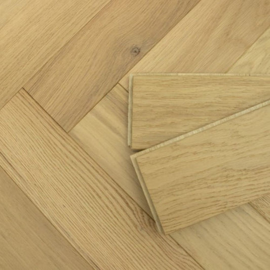 Oxford Herringbone Natural Brushed Oak 14 x 125 x 600 (mm)