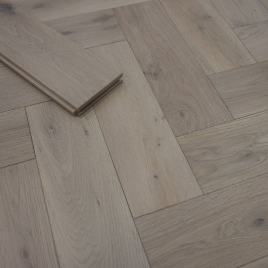 Marlow Solid Light Oak Parquet Blocks 18 x 90 x 300 (mm)