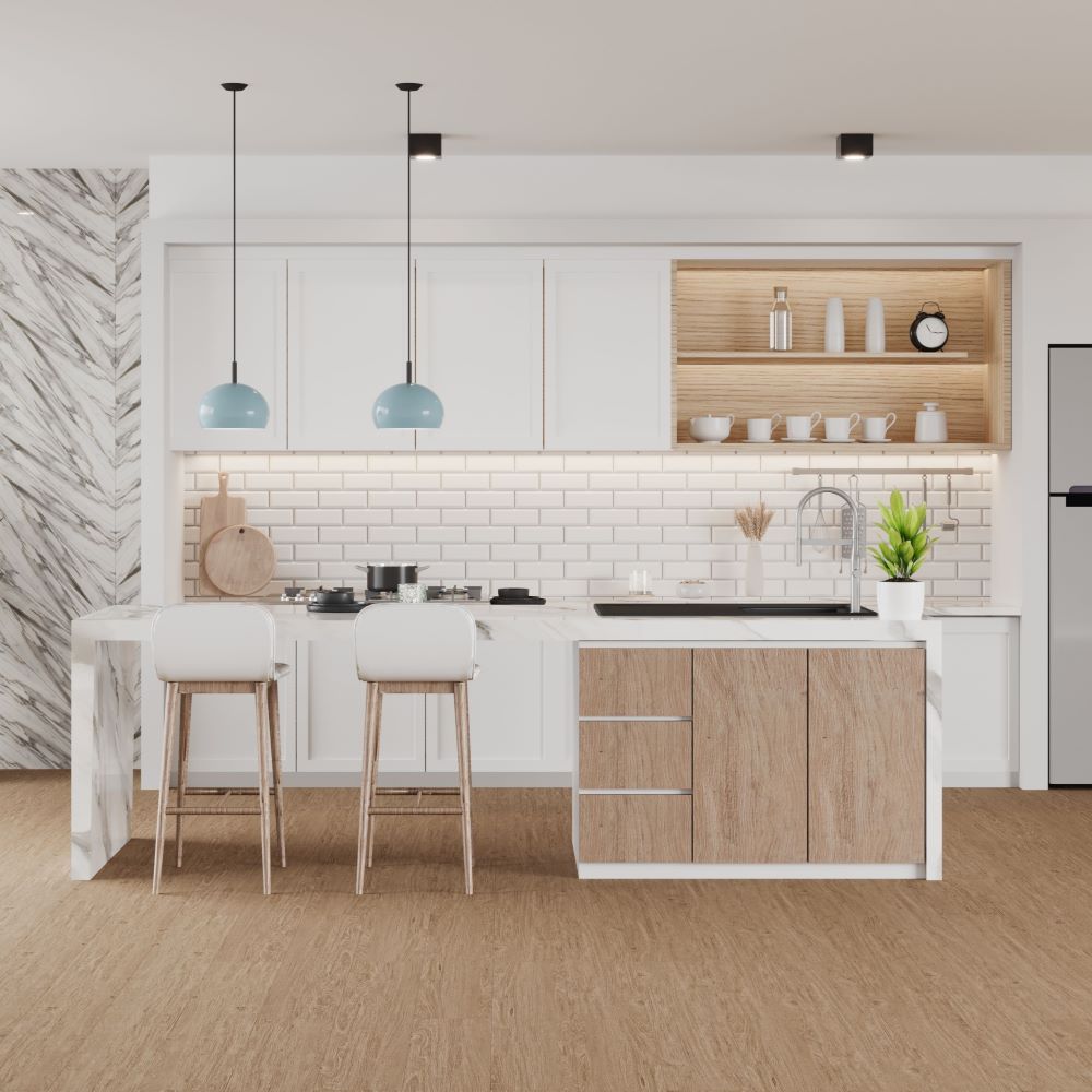 Craftsman Heritage Oak SPC Rigid Vinyl Flooring - homes-and-floors