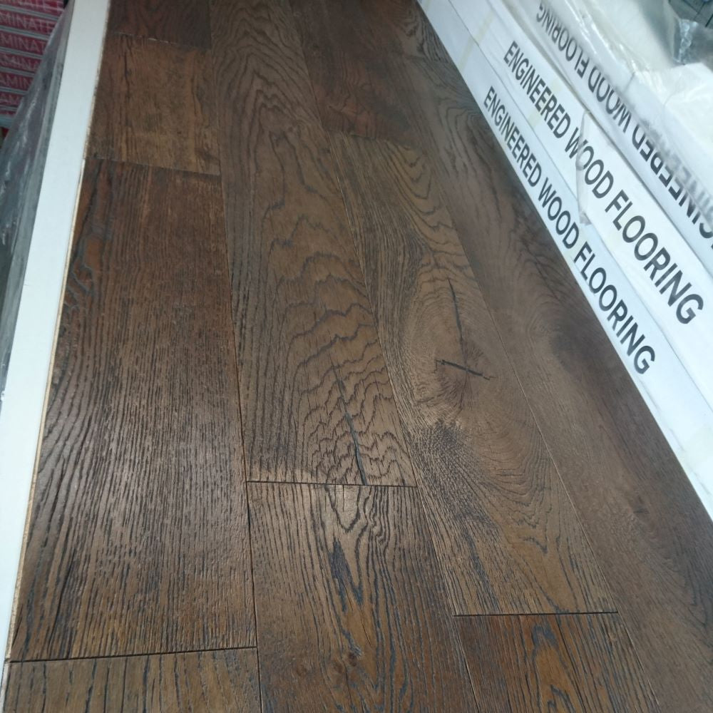Victorian Antique Dark Oak Flooring 14 x 190 (mm) - homes-and-floors