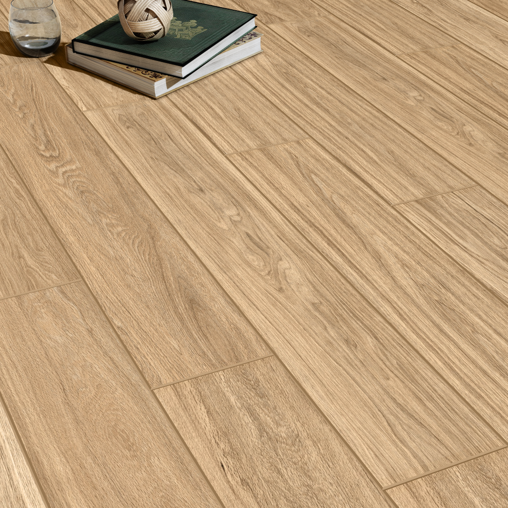 Madeira Pine Wood Effect Porcelain Wall & Floor Tile 20 x 120 (cm) - homes-and-floors