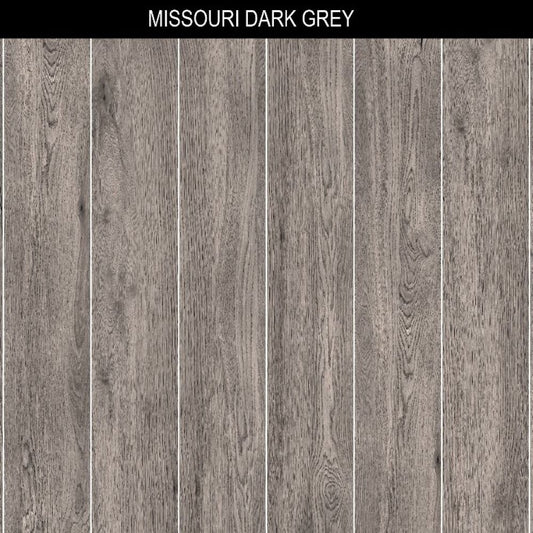 Missouri Dark Grey Wood Effect Porcelain Wall & Floor Tile 20 x 120 (cm) - homes-and-floors