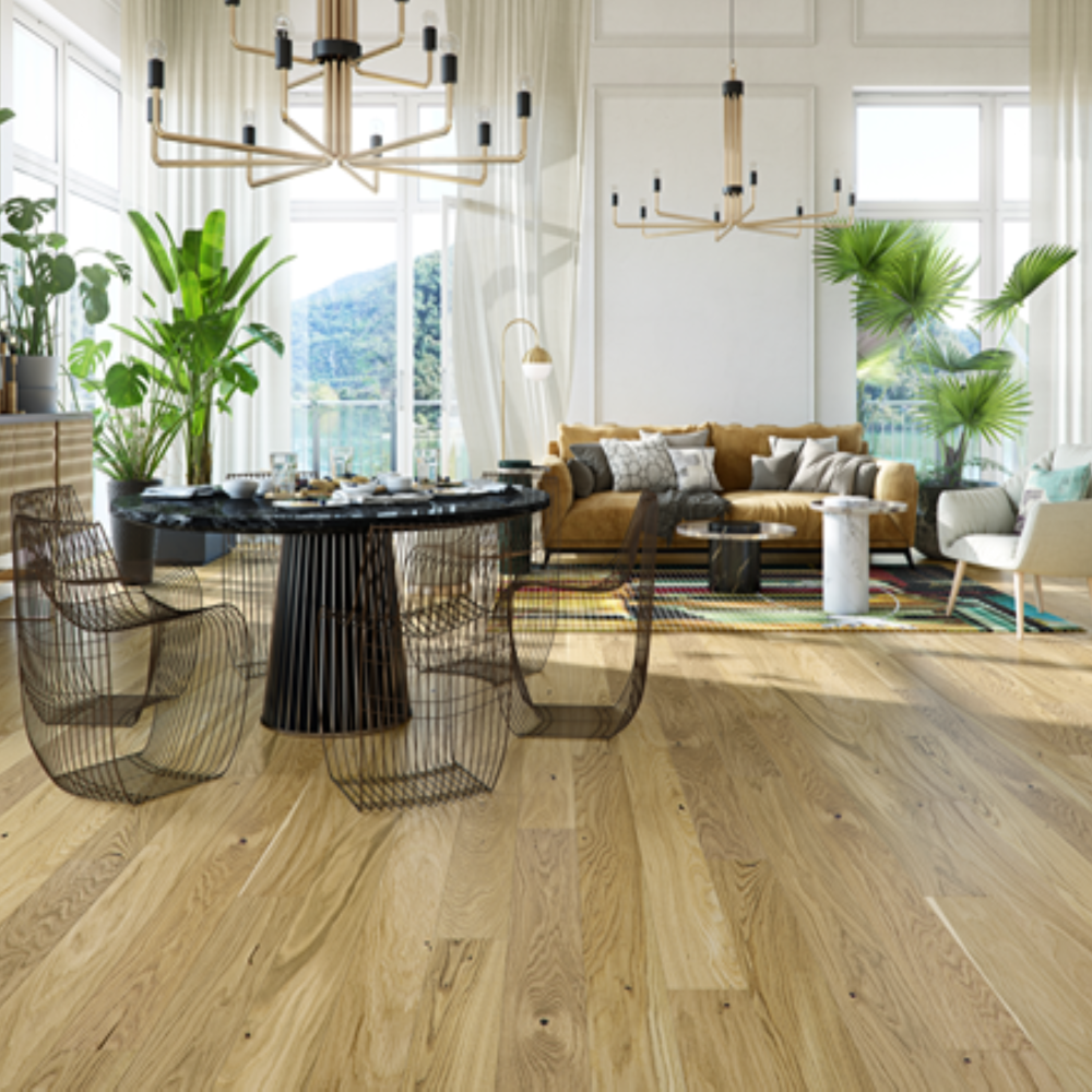 Cobham Lacquered Oak Wood Floor (5G Click) 14 x 155 (mm) - homes-and-floors