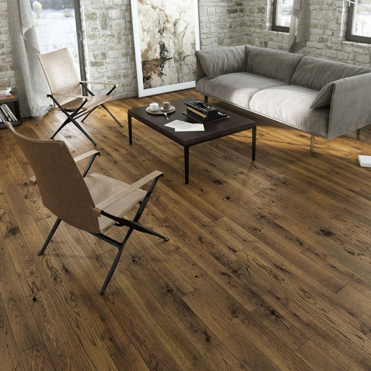Ascot Smoked Oak Wood Flooring (5G Click) 14 x 130 (mm) - homes-and-floors