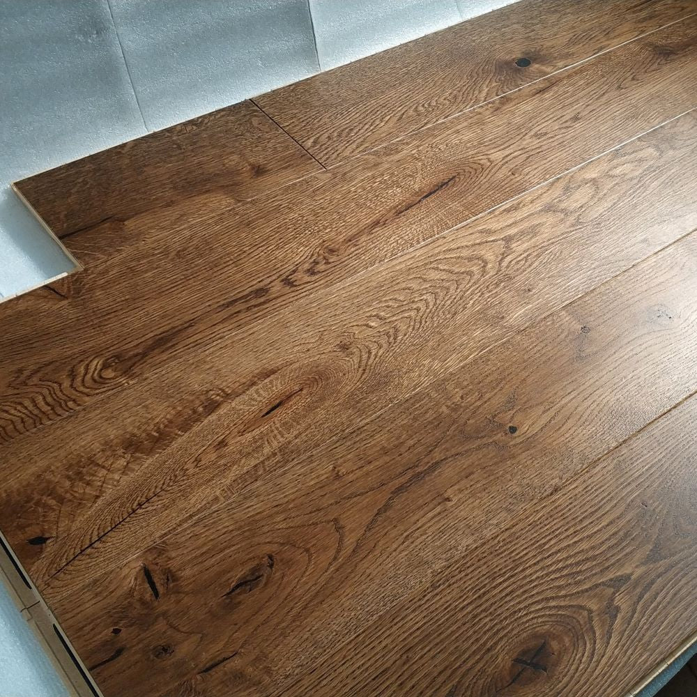 Ascot Smoked Oak Wood Flooring (5G Click) 14 x 130 (mm) - homes-and-floors