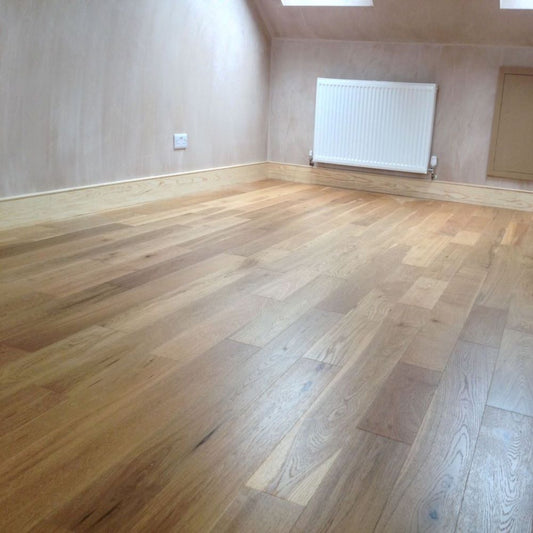 Ascot Natural Brushed Oak Wood Flooring 14 x 125 (mm) - homes-and-floors