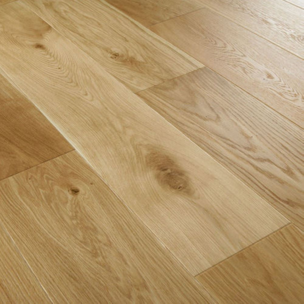 Ascot Natural Brushed Oak Wood Flooring 14 x 125 (mm) - homes-and-floors