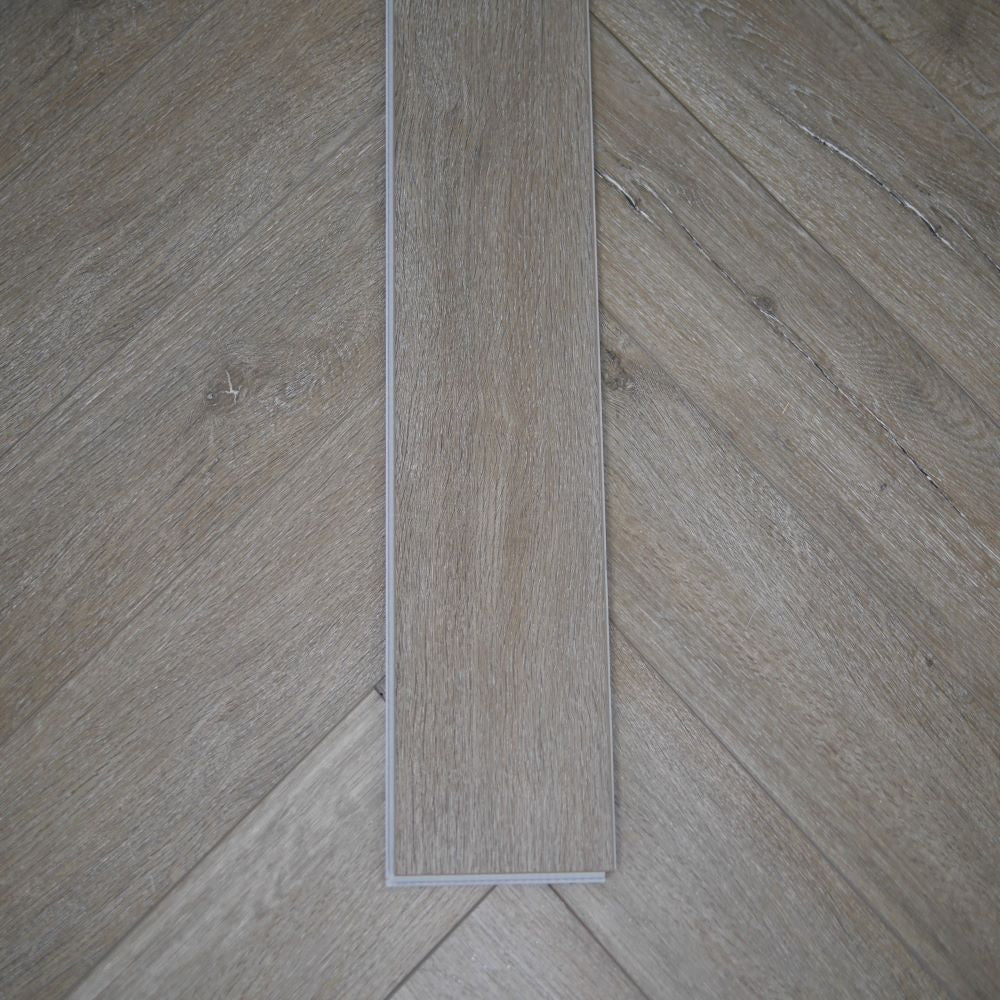 BML Herringbone Misty Smoked SPC Luxury Vinyl Flooring - homes-and-floors