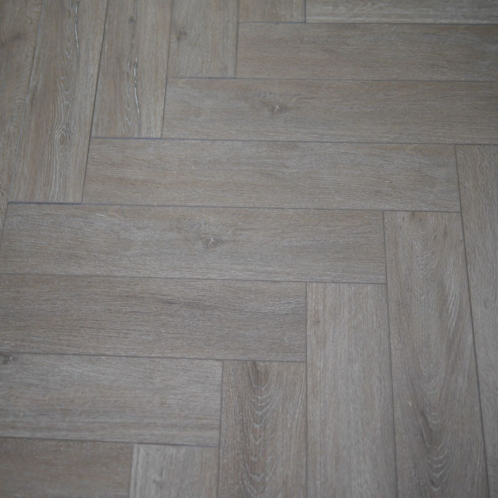 BML Herringbone Misty Smoked SPC Luxury Vinyl Flooring - homes-and-floors