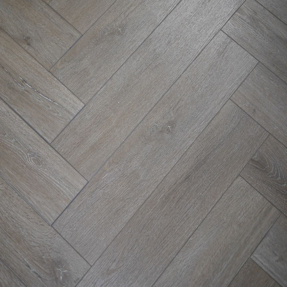 BML Herringbone Misty Smoked SPC Luxury Vinyl Flooring - homes-and-floors