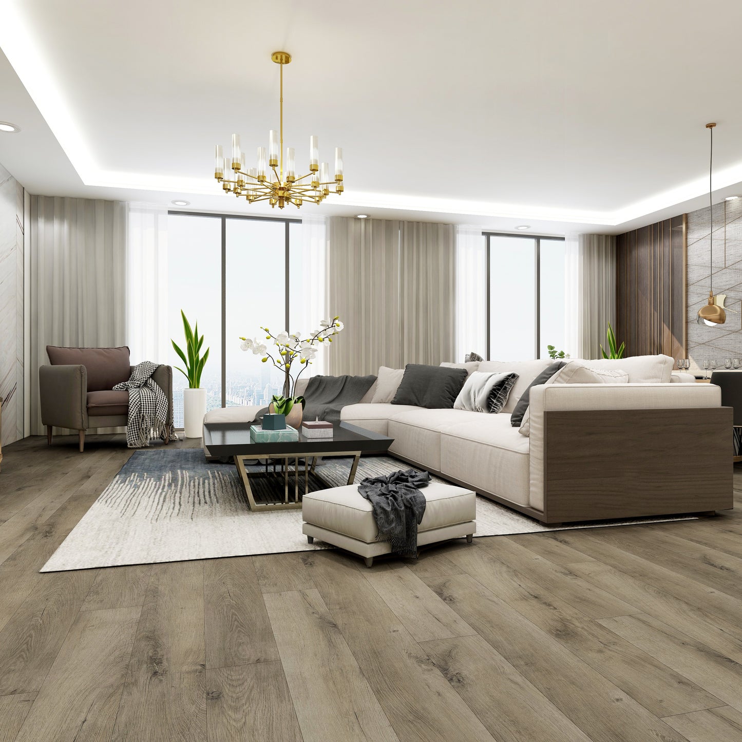 BML Aged Sandstone Oak WPC Luxury Vinyl Flooring - homes-and-floors