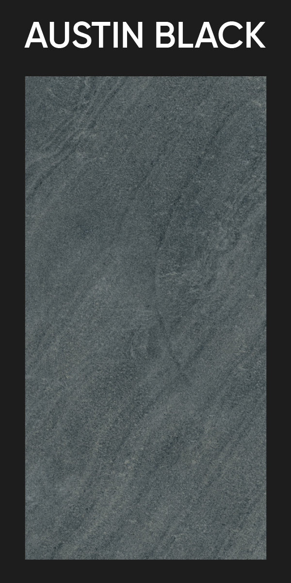 20mm Porcelain Outdoor Tile Austin Black