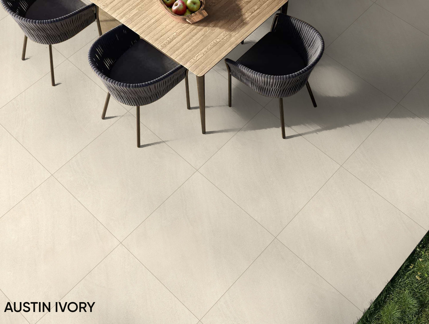 20mm Porcelain Outdoor Tile Austin Ivory